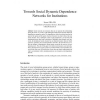 Towards Social Dynamic Dependence Networks for Institutions