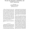 Towards the Integration of Reliability and Traffic Engineering