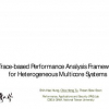 Trace-based performance analysis framework for heterogeneous multicore systems