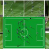 Tracking football players with multiple cameras