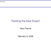Tracking the Best Expert