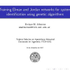 Training Elman and Jordan networks for system identification using genetic algorithms