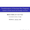 Transformation of structure-shy programs: applied to XPath queries and strategic functions
