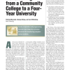 Transitioning from a Community College to a Four-Year University