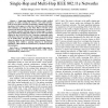 Transport of Long-Range Dependent Traffic in Single-Hop and Multi-Hop IEEE 802.11e Networks