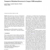 Transport of Relational Structures in Groups of Diffeomorphisms