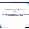 Trust and Cloud Services - An Interview Study