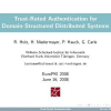 Trust-Rated Authentication for Domain-Structured Distributed Systems