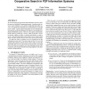 Trustworthy Service Caching: Cooperative Search in P2P Information Systems