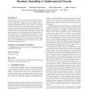 Tuning-friendly body bias clustering for compensating random variability in subthreshold circuits