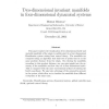 Two-dimensional invariant manifolds in four-dimensional dynamical systems
