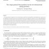 Two-stage general block patterns for the two-dimensional cutting problem