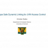 Type safe dynamic linking for JVM access control