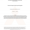 Ultrasonic sensing for robust speech recognition