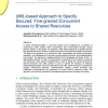 UML-based Approach to Specify Secured, Fine-grained Concurrent Access to Shared Resources