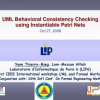 UML behavioral consistency checking using instantiable Petri nets