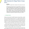 UML Extensions for Design Pattern Compositions