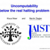 Uncomputability Below the Real Halting Problem