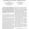 Uncovering the Effect of System Performance on User Behavior from Traces of Parallel Systems