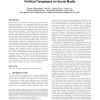 Understanding and Identifying Advocates for Political Campaigns on Social Media