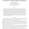 Understanding the Power of Distributed Coordination for Dynamic Spectrum Management