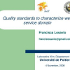 Unifying Quality Standards to Capture Architectural Knowledge for Web Services Domain