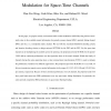 Universal serially concatenated trellis coded modulation for space-time channels