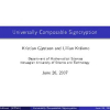 Universally Composable Signcryption