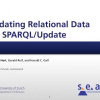 Updating relational data via SPARQL/update