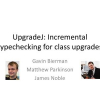 UpgradeJ: Incremental Typechecking for Class Upgrades