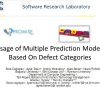 Usage of multiple prediction models based on defect categories