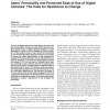 Users' personality and perceived ease of use of digital libraries: The case for resistance to change