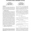 Using adaptive consultation of experts to improve convergence rates in multiagent learning