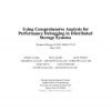 Using Comprehensive Analysis for Performance Debugging in Distributed Storage Systems