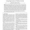 Using Eigenvectors to Partition Circuits