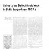 Using Laser Defect Avoidance to Build Large-Area FPGAs