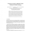 Using the Average Landmark Vector Method for Robot Homing