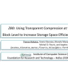 Using transparent compression to improve SSD-based I/O caches