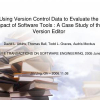 Using Version Control Data to Evaluate the Impact of Software Tools: A Case Study of the Version Editor