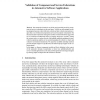 Validation of Component and Service Federations in Automotive Software Applications