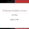 VC-Dimension of Visibility on Terrains