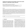 Vertical and horizontal synchronization services with outlier detection in underwater acoustic networks