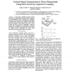 Vertical Signal Transmission in Three-Dimensional Integrated Circuits by Capacitive Coupling