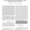 VHDL Implementation of Multiplierless, High Performance DWT Filter Bank