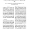 View Independent Human Body Pose Estimation from a Single Perspective Image