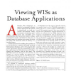 Viewing WISs as Database Applications