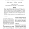 Virtual Appliances for Deploying and Maintaining Software