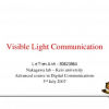 Visible light communication using OFDM