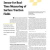 Vision-Based Sensor for Real-Time Measuring of Surface Traction Fields