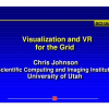 Visualization and VR for the Grid